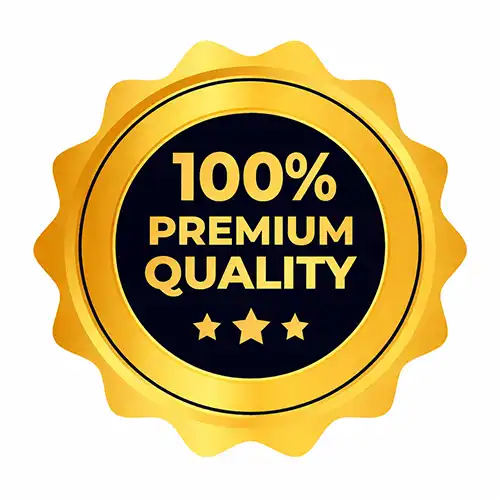 100% Premium Quality Badge