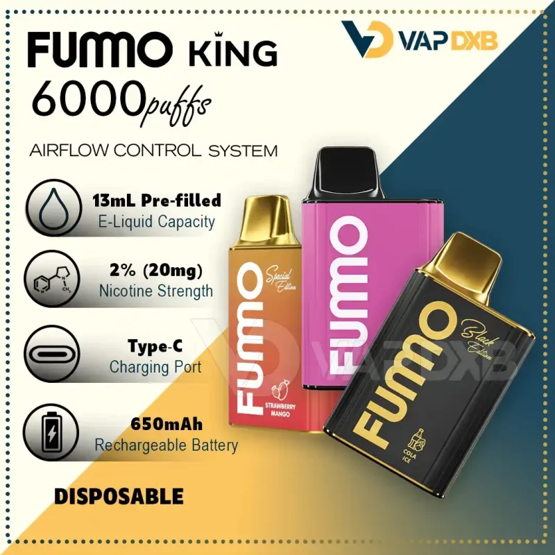 FUMMO king 6000 puffs disposable vape