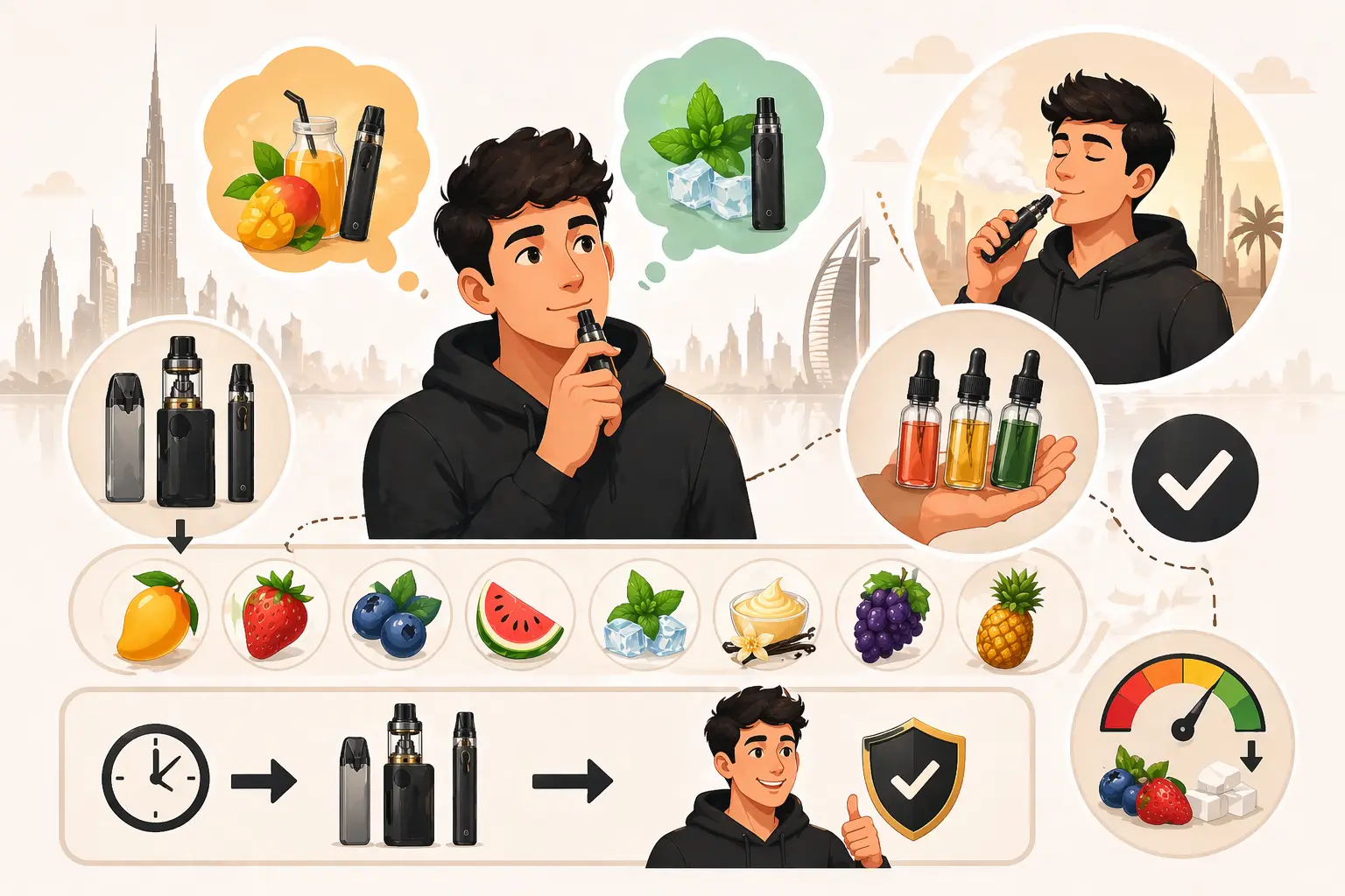 How Beginners Choose Vape Flavors