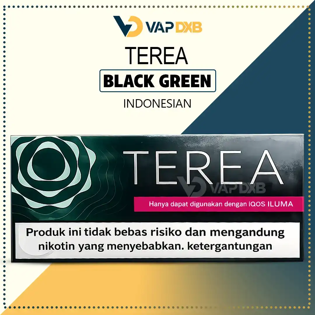 IQOS Terea Black Green Indonesian IQOS Terea Black Green Indonesian - Image 1