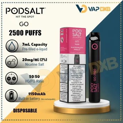 Pod Salt Go 2500 Puffs Disposable Vape