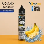 vgod saltnic 30ml vape juice-Iced Banana Bomb