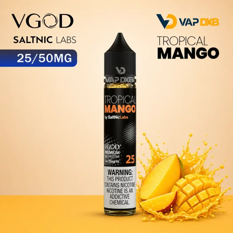 vgod saltnic 30ml vape juice-Tropical Mango