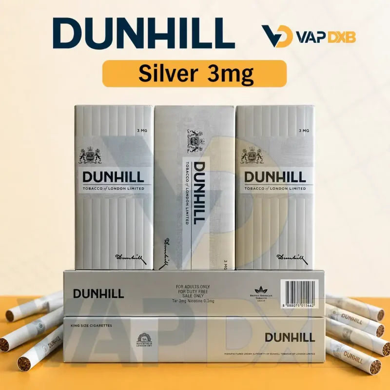 Dunhill 3mg- Silver cigarettes