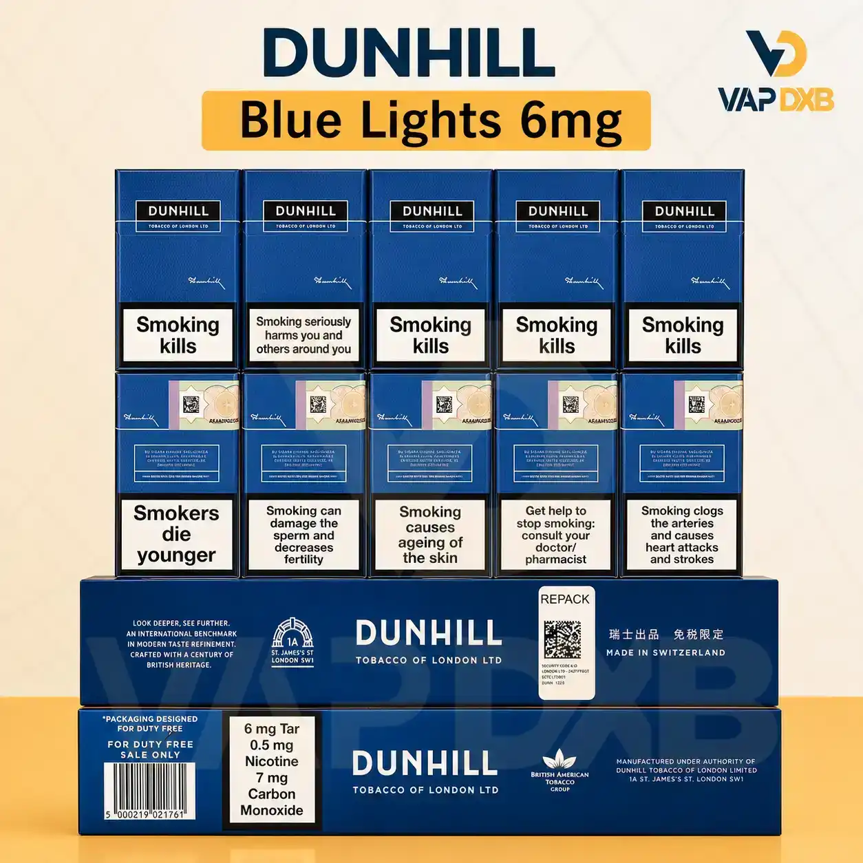 Dunhill Blue Lights Dunhill Blue Lights