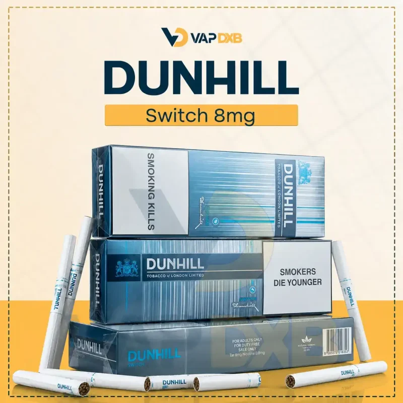 Dunhill Switch 8mg cigarettes- Dubai