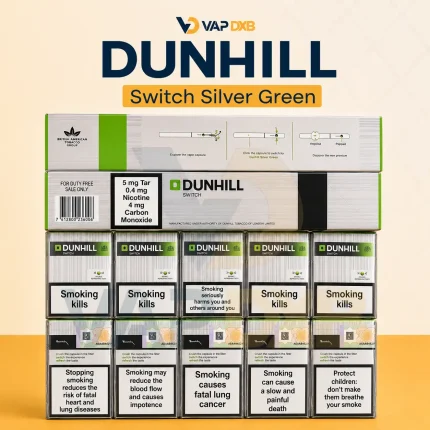 Dunhill Switch Silver Green Cigarettes