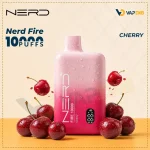 Nerd Fire 10000 Puffs Disposable Vape Cherry