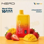 Nerd Fire 10000 Puffs Disposable Vape Strawberry Mango