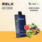 RELX Ace 20000 Puffs Disposable Vape Kiwi Guava Passion