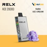 RELX Ace 20000 Puffs Disposable Vape Taro Ice Cream