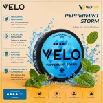 VELO Peppermint Storm Nicotine Pouches