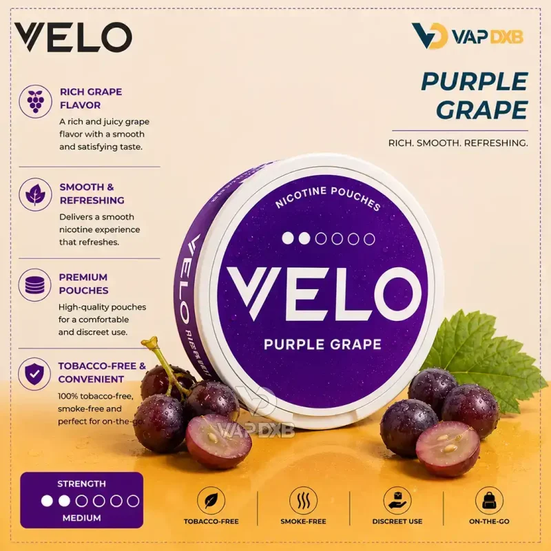 VELO Purple Grape Nicotine Pouches