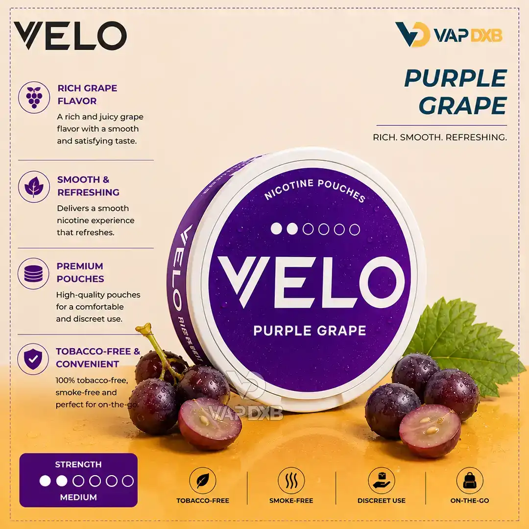 VELO Purple Grape Nicotine Pouches VELO Purple Grape Nicotine Pouches