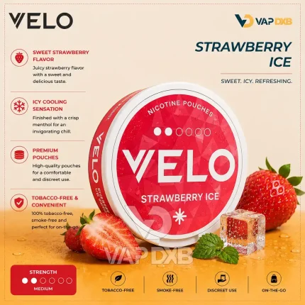 VELO Strawbery Ice Nicotine Pouches