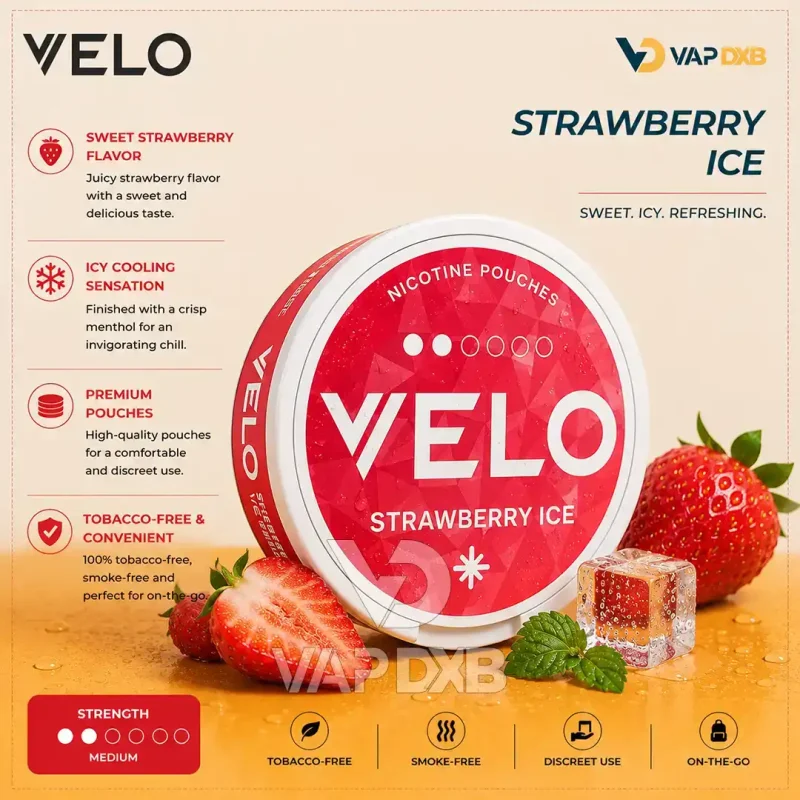 VELO Strawbery Ice Nicotine Pouches