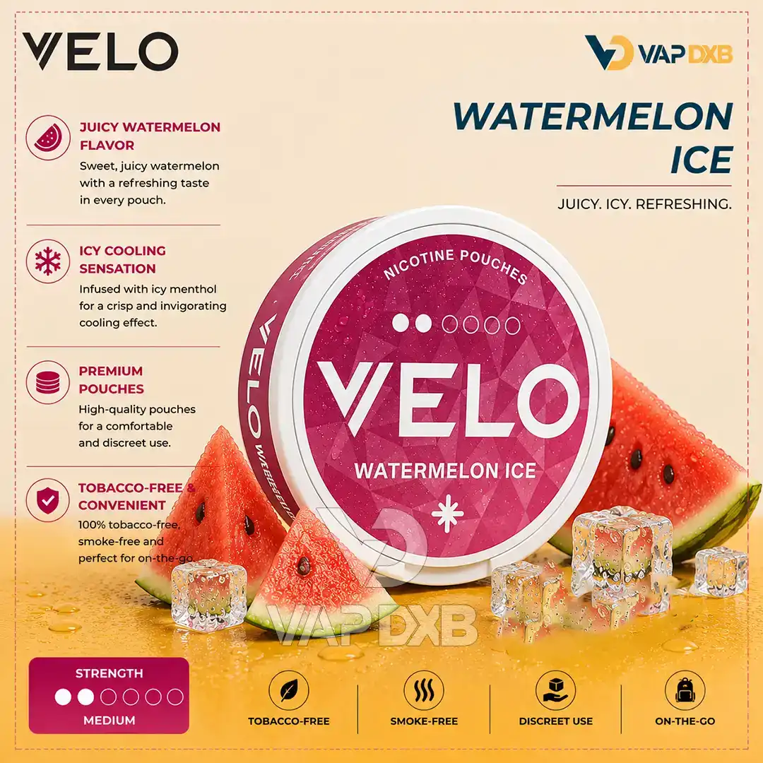 VELO Watermelon Ice Nicotine Pouches VELO Watermelon Ice Nicotine Pouches
