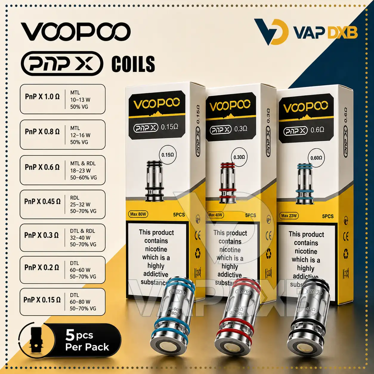 VOOPOO PNP X Replacement Coil VOOPOO PNP X Replacement Coil
