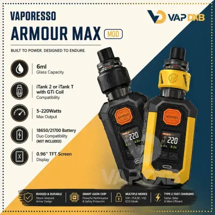 Vaporesso Armour MAX 220W Tank Mod Kit