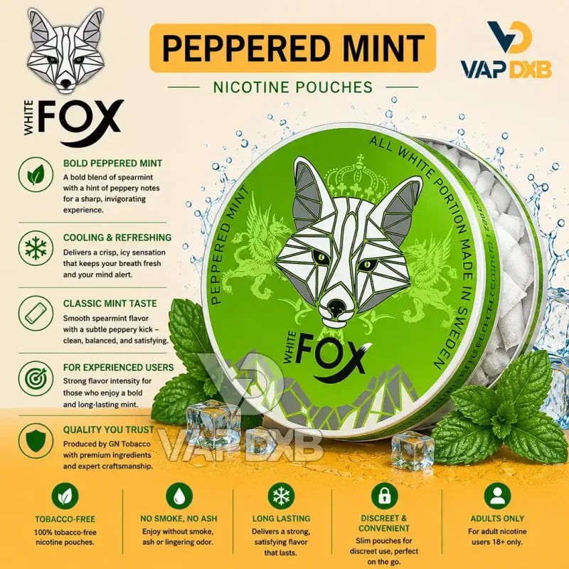 White Fox Peppered Mint
