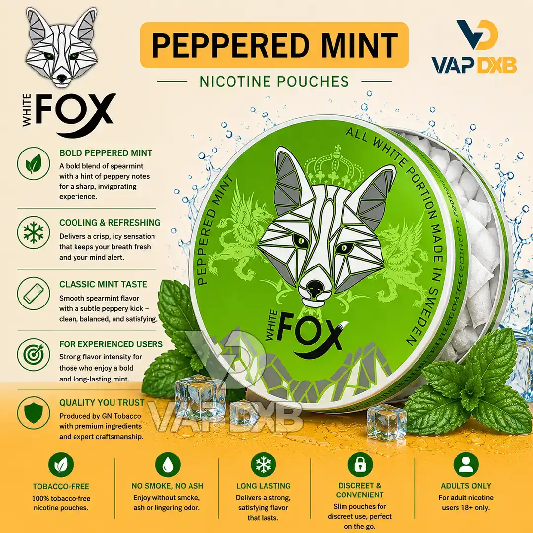 White Fox Peppered Mint White Fox Peppered Mint