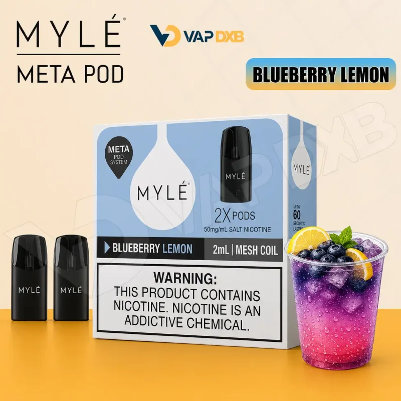 myle v5 meta pods- Blueberry Lemon