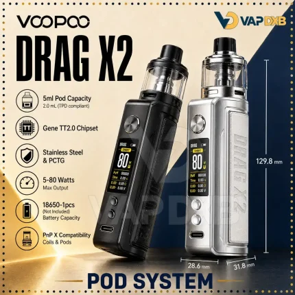 voopoo drag x2 pod system Kit