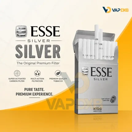 Esse silver Cigarettes-In Dubai