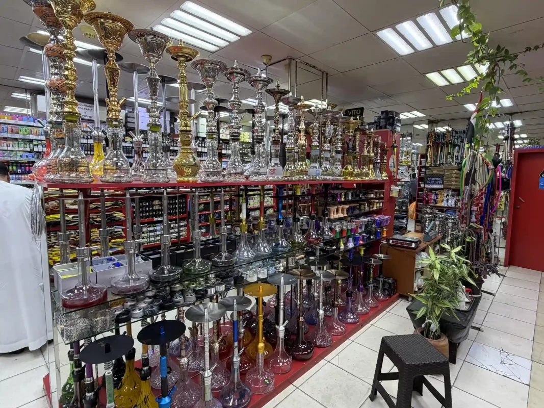 Hookah display rack