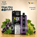 Al Fakher Mega Max 40000 Puffs Disposable Vape Grape Mint