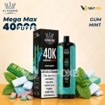 Al Fakher Mega Max 40000 Puffs Disposable Vape Gum Mint