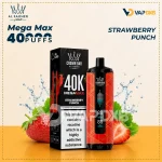 Al Fakher Mega Max 40000 Puffs Disposable Vape Strawberry Punch