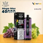 Al Fakher Mega Max 40000 Puffs Disposable Vape grape