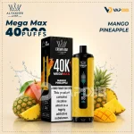 Al Fakher Mega Max 40000 Puffs Disposable Vape mango pineapple