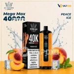 Al Fakher Mega Max 40000 Puffs Disposable Vape peach ice