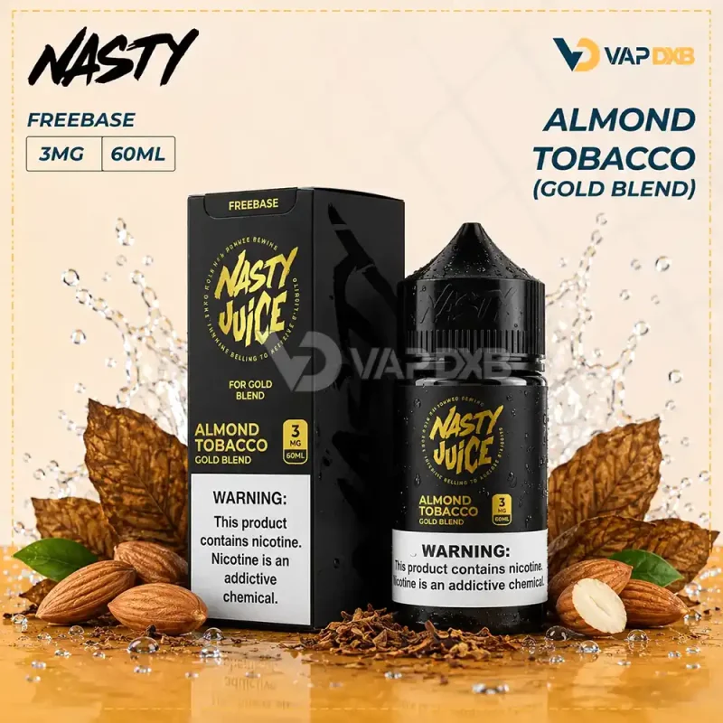 Nasty Juice Gold Blend Almond Tobacco 60ml E-Juice 3mg