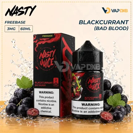 Nasty Juice Bad Blood Blackcurrant 60ml E-Juice 3mg