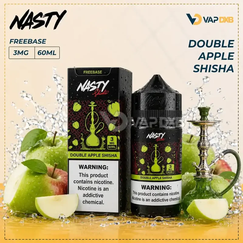 Nasty Juice Double Apple Shisha 60ml E-Juice 3mg
