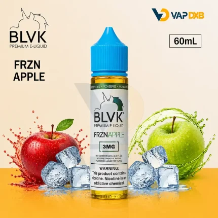 FRZN Apple by BLVK Unicorn (double-apple menthol) e-liquid- 60mL