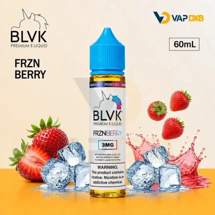 Frzn Berry (Strawberry Menthol) By BLVK ORIGINAL E-liquid 60mL