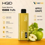 HQD-Cuvie-Slick-Pro-15000-Puffs-Apple-Grape