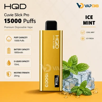 HQD-Cuvie-Slick-Pro-15000-Puffs-Ice-Mint