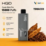 HQD-Cuvie-Slick-Pro-15000-Puffs-Tobacco