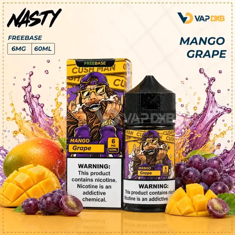 Nasty Juice Cush Man Mango Grape 60ml E-Juice 3mg