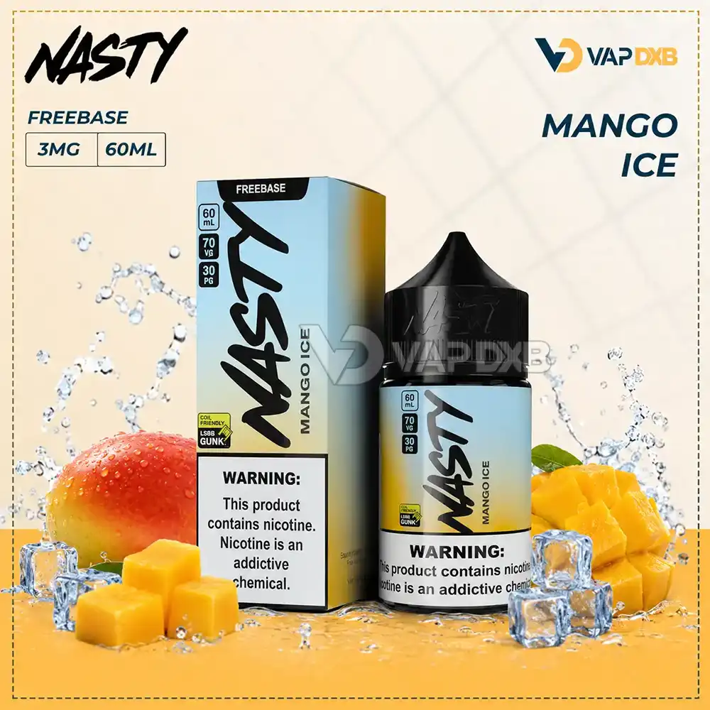 Nasty Juice Mango Ice 60ml E-Juice 3mg Nasty Juice Mango Ice 60ml E-Juice 3mg