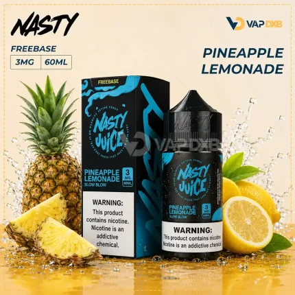 Nasty Juice Slow Blow Pineapple Lemonade 60ml E-Juice 3mg