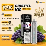 Al-Fakher-Crown-Bar-12K-Crystal-V2-Disposable-Grape