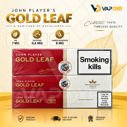 John Player Gold Leaf Cigarettes