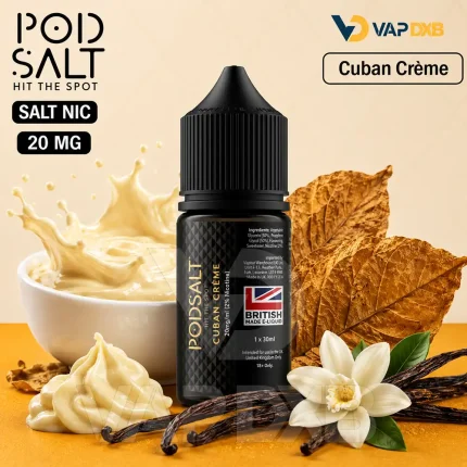 Pod Salt 30ml Salt Nic 20mg E-Liquid – Cuban Cream