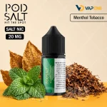 Pod Salt 30ml Salt Nic 20mg E-Liquid – Menthol Tobacco
